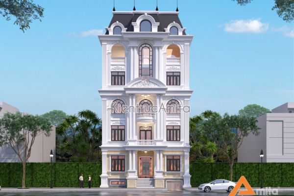 Mặt tiền mẫu nhà ở  kết hợp văn phòng tại Phú Thọ KT62298