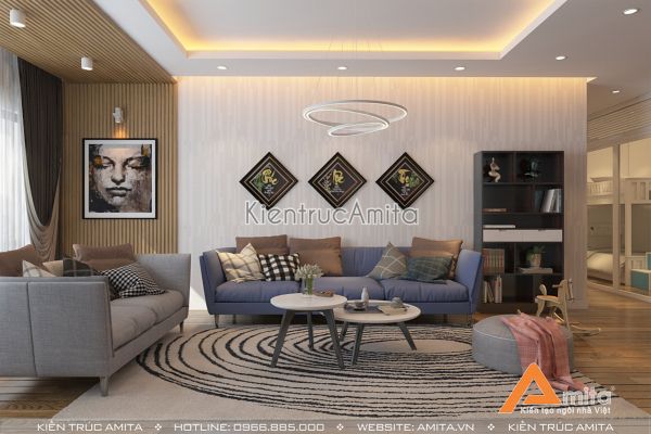 Thiết kế nội thất chung cư Mulbery Lane đẹp hiện đại  NT21047