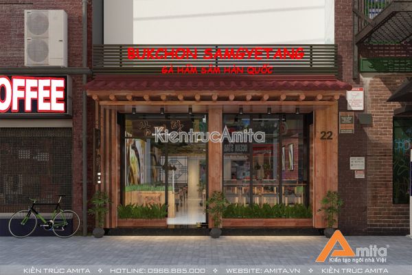 Mẫu thiết kế nội thất nhà hàng đẹp, hiện đại tại Hà Nội NT31050