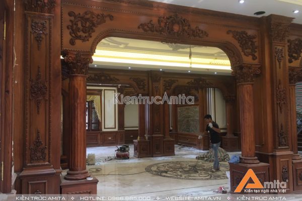 Thiết kế và giám sát thi công nội thất biệt thự 3 tầng TC32009