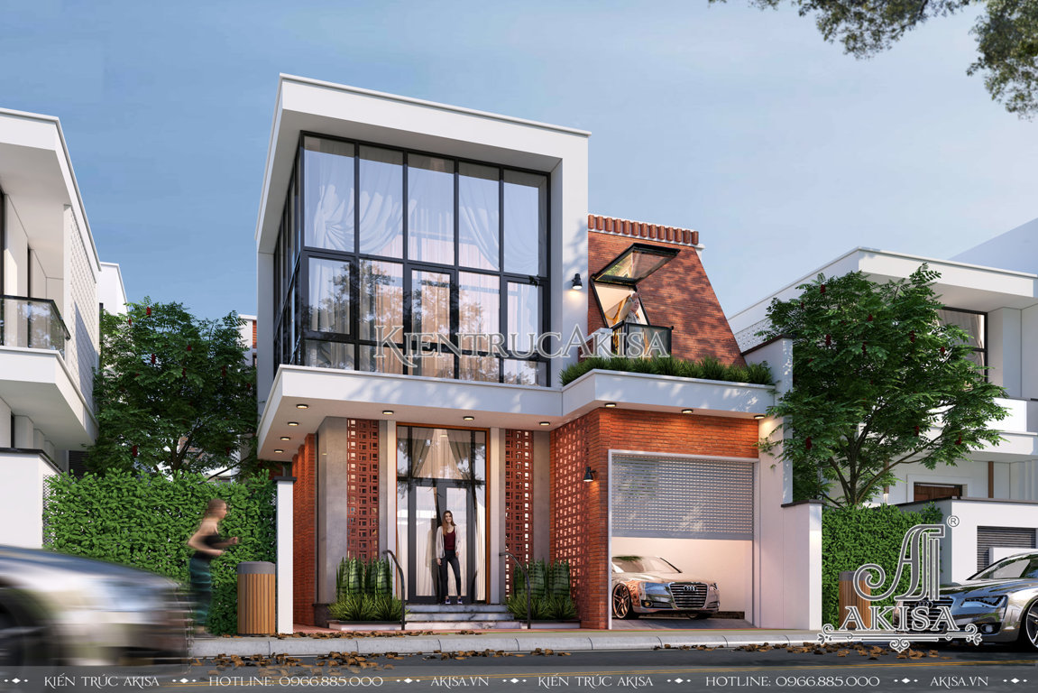 Biệt thự hiện đại 2 tầng