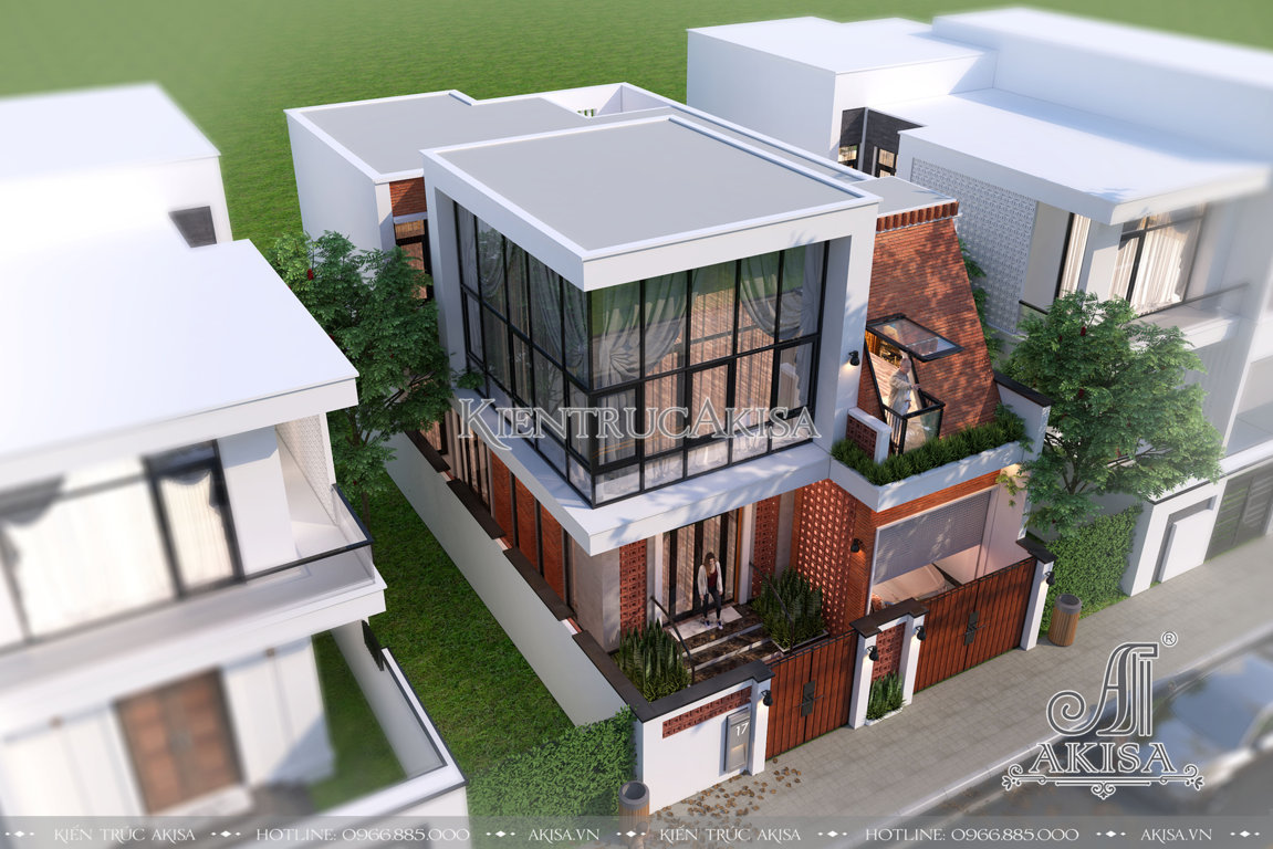 Biệt thự hiện đại 2 tầng