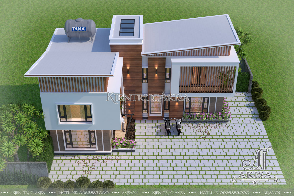 Biệt thự hiện đại 2 tầng