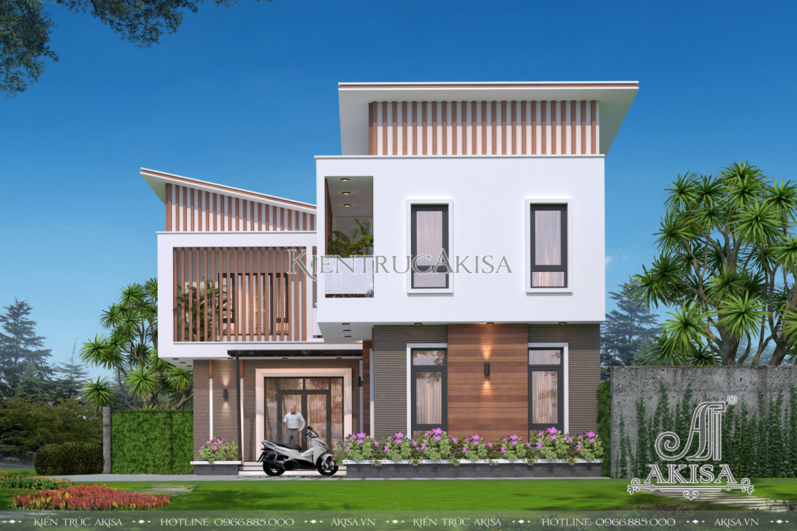 Biệt thự hiện đại 2 tầng