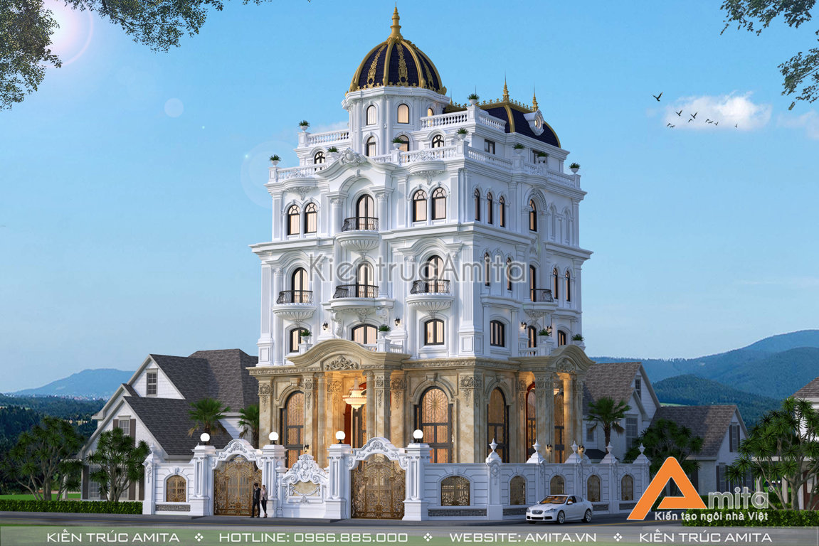 Thiết kế lâu đài phong cách Pháp