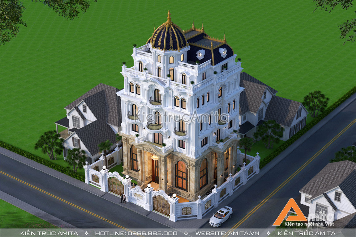 Thiết kế lâu đài phong cách Pháp