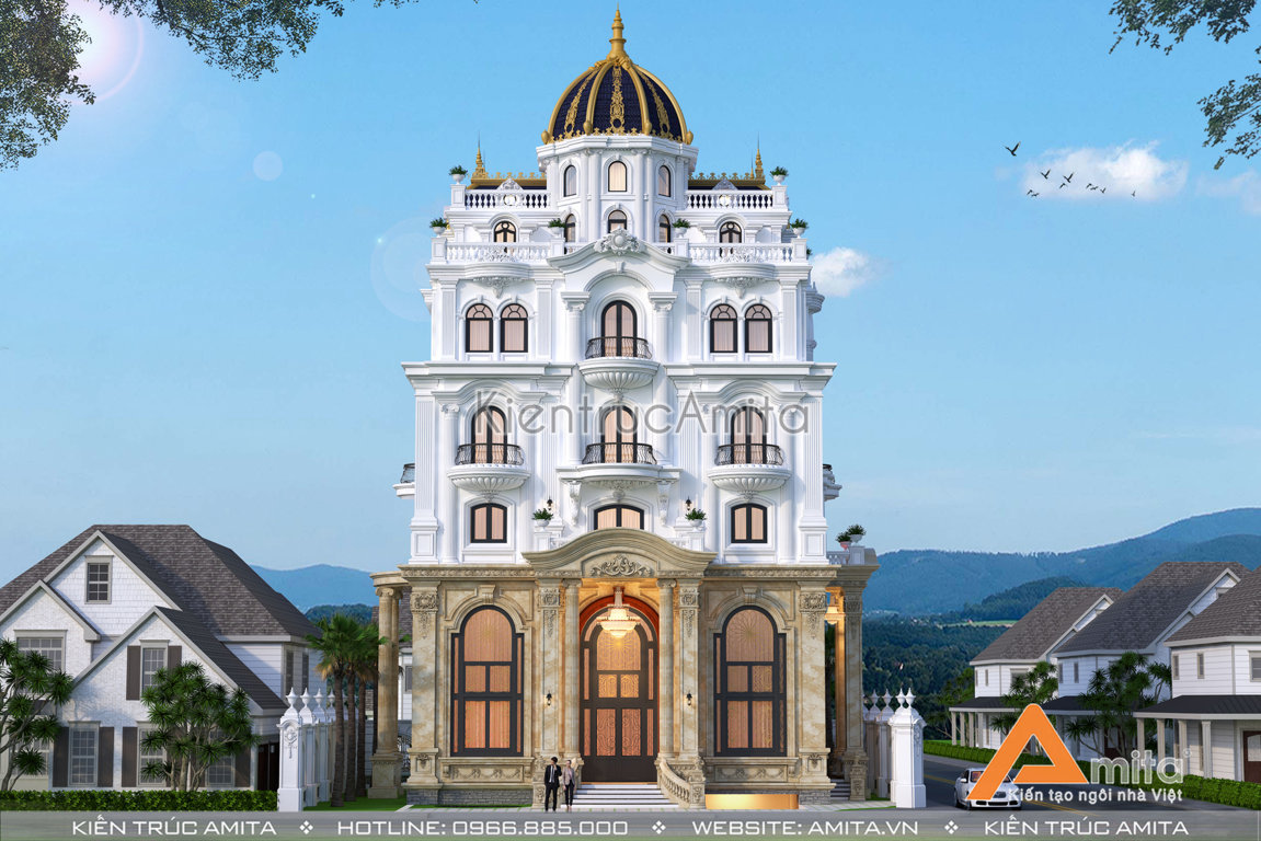 Thiết kế lâu đài phong cách Pháp