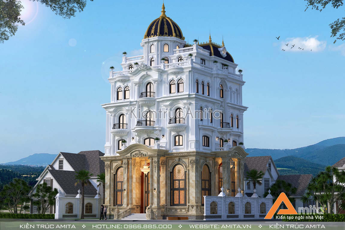 Thiết kế lâu đài phong cách Pháp