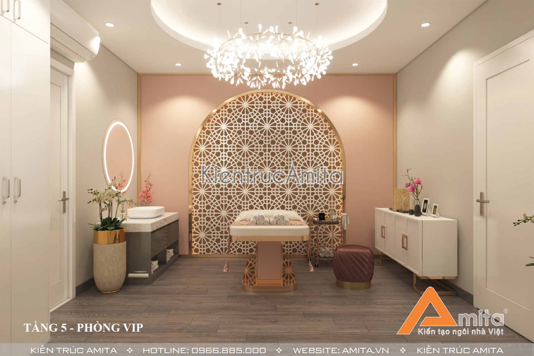 Thiết kế thẩm mỹ viện hiện đại