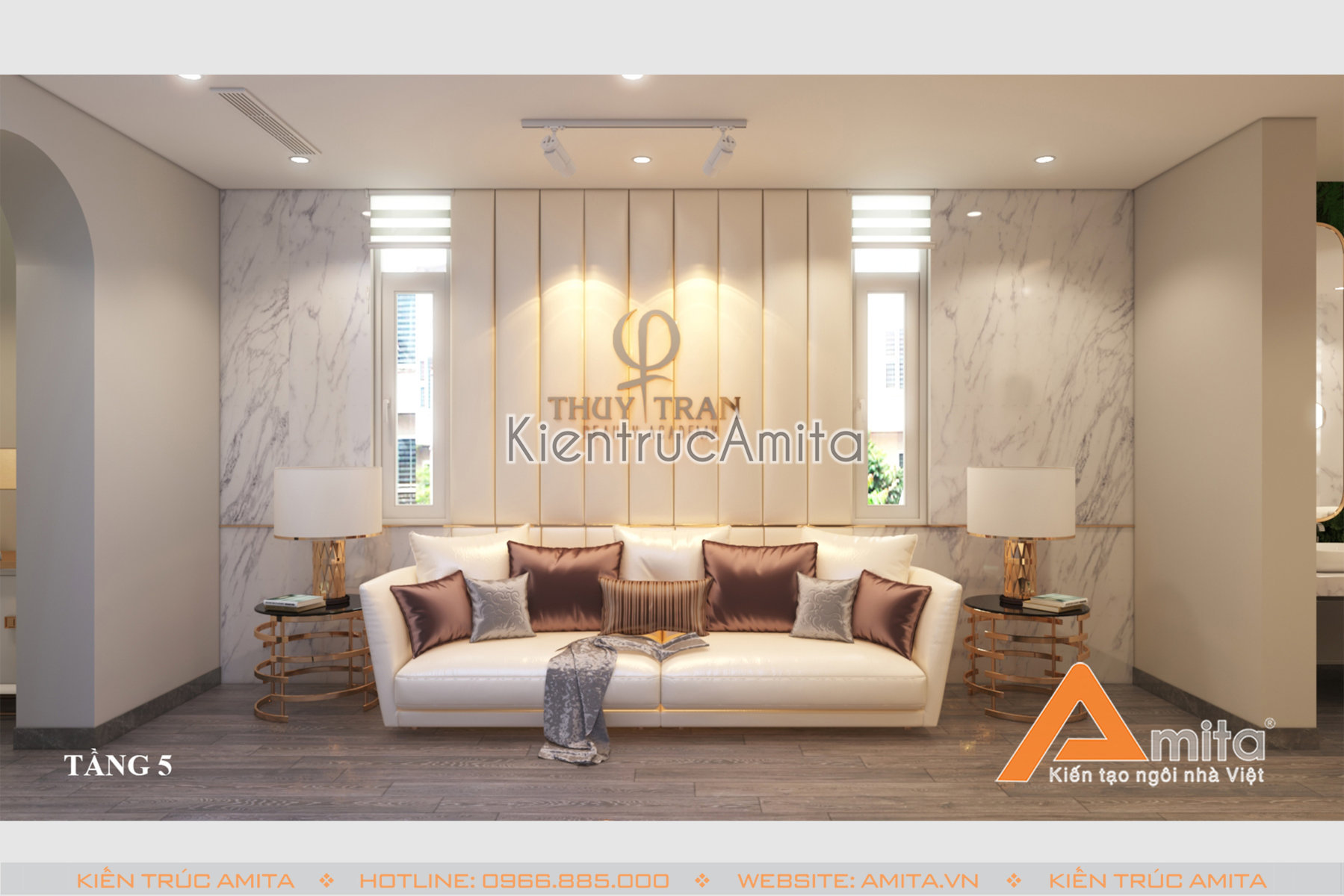 Thiết kế thẩm mỹ viện hiện đại