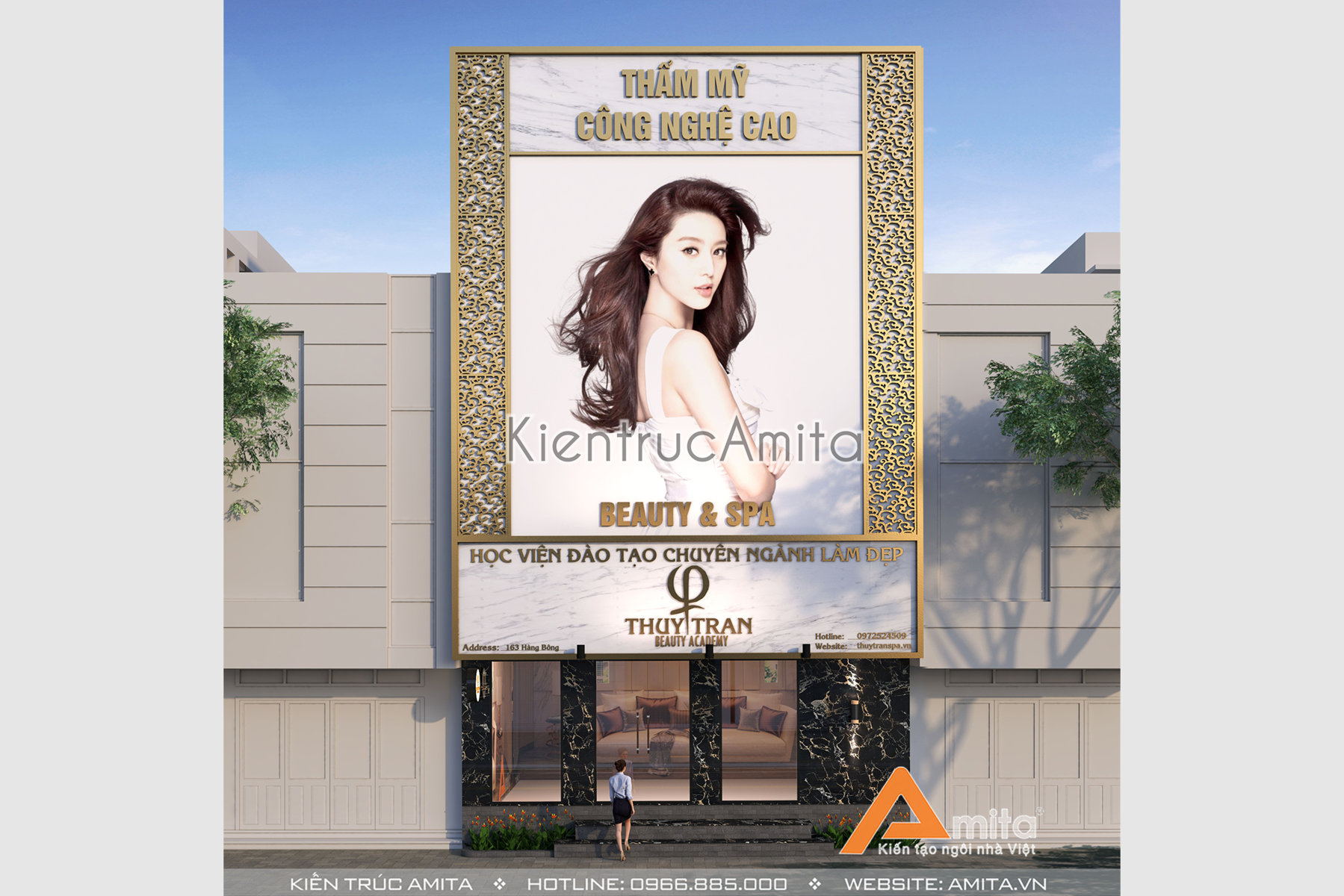 Thiết kế thẩm mỹ viện hiện đại