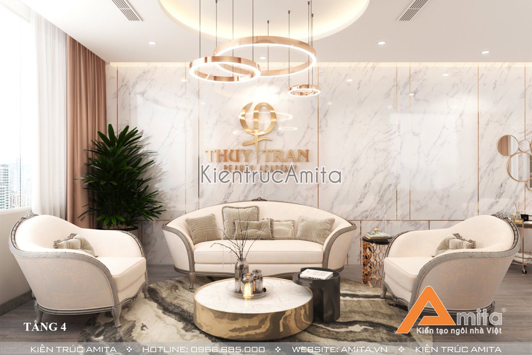 Thiết kế thẩm mỹ viện hiện đại