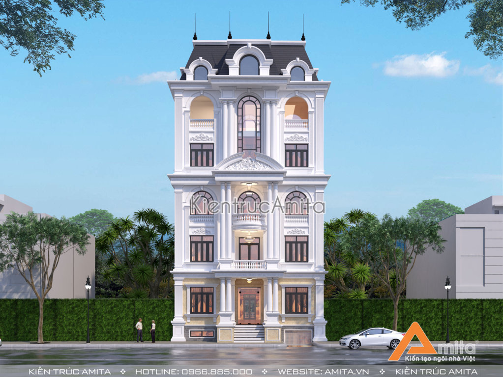 Mẫu nhà ở kết hợp văn phòng