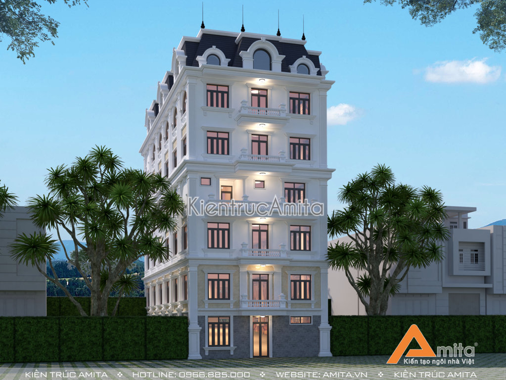 Mẫu nhà ở kết hợp văn phòng