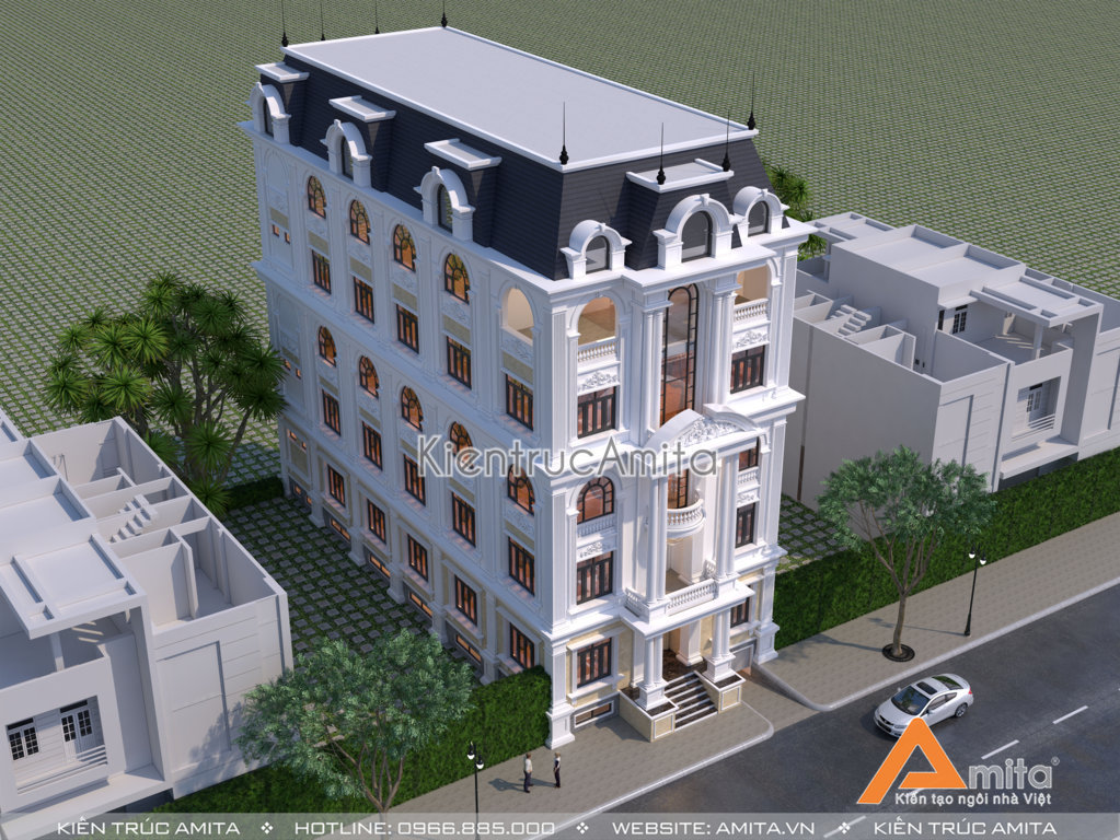 Mẫu nhà ở kết hợp văn phòng