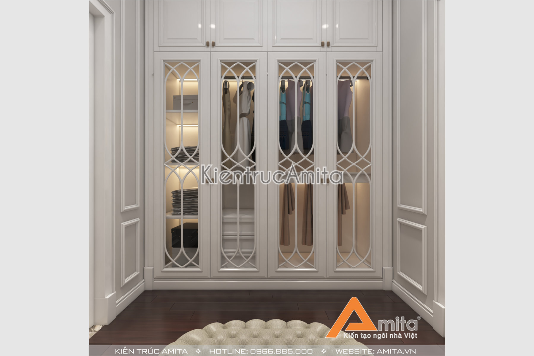 Thiết kế nội thất biệt thự phong cách tân cô điển