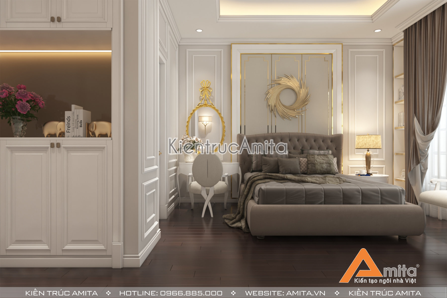 Thiết kế nội thất biệt thự phong cách tân cô điển