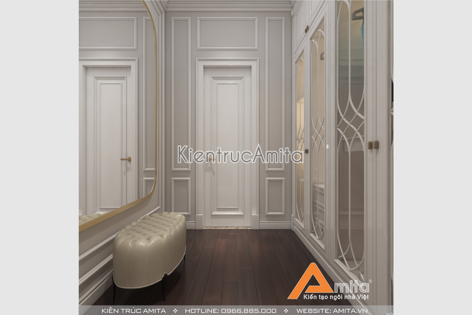 Thiết kế nội thất biệt thự phong cách tân cô điển