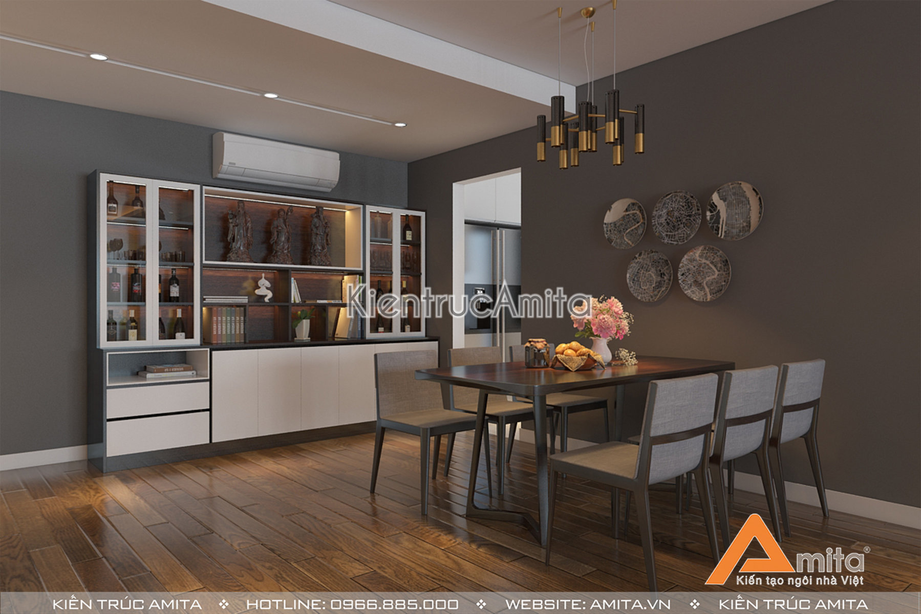 Thiết kế nội thất chung cư đẹp hiện đại