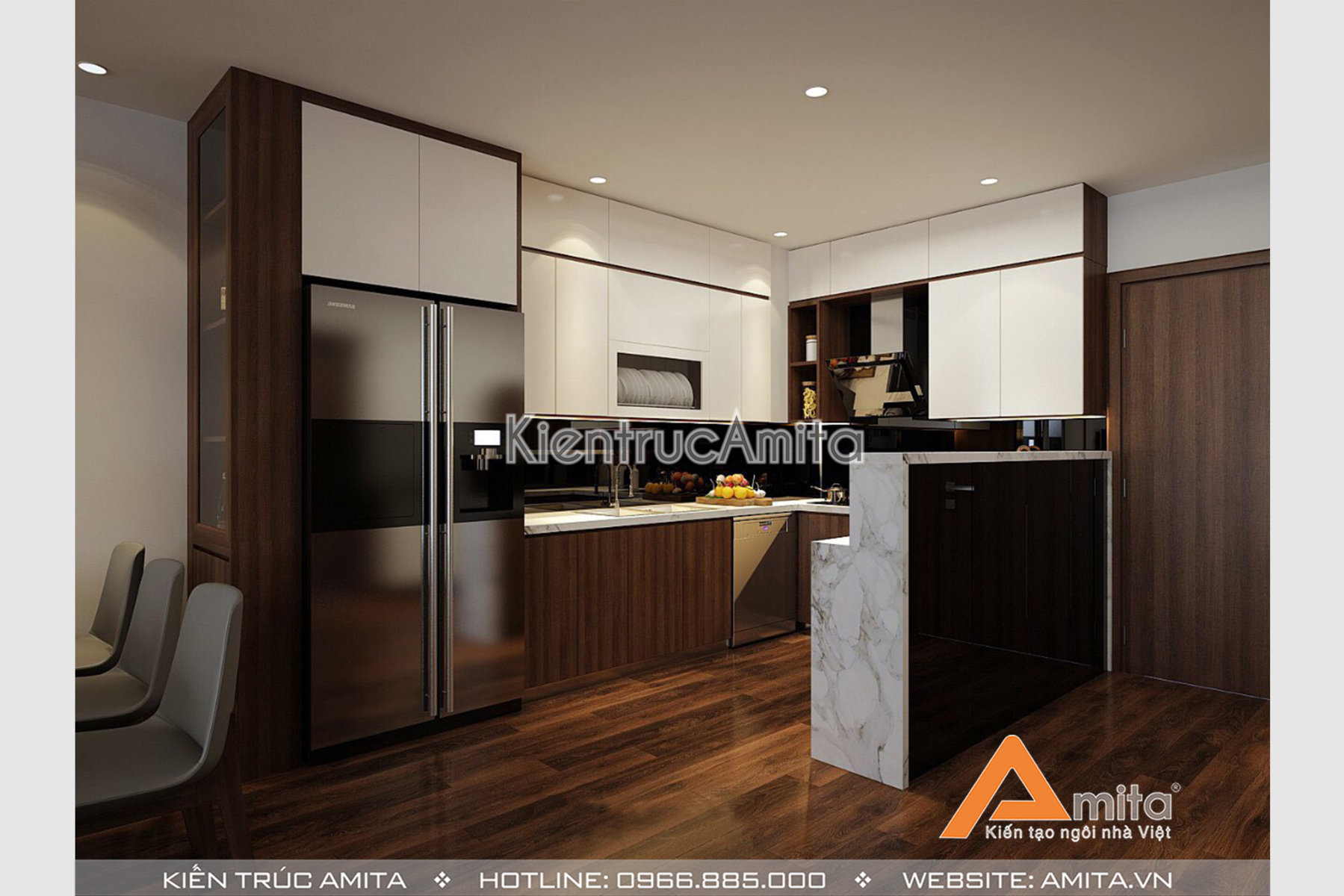 Thiết kế nội thất chung cư một phòng ngủ