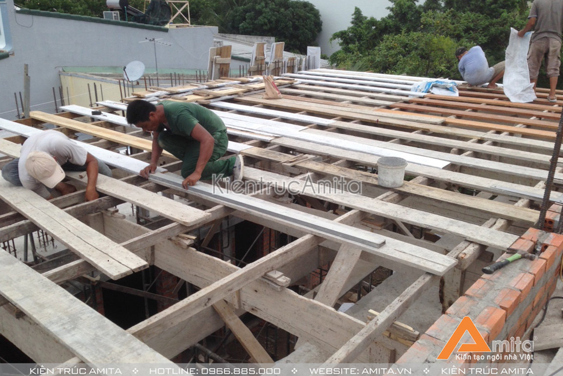 Thiết kế và thi công biệt thự hiện đại 2 tầng