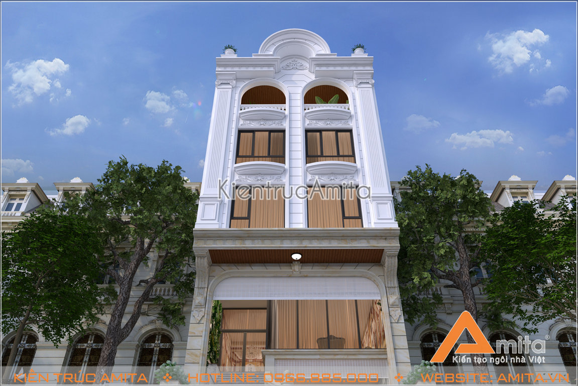 Mẫu thiết kế nhà ở kết hợp kinh doanh