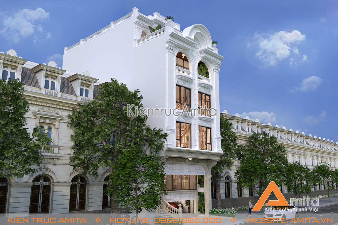 Mẫu thiết kế nhà ở kết hợp kinh doanh