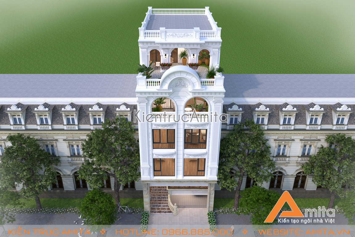 Mẫu thiết kế nhà ở kết hợp kinh doanh